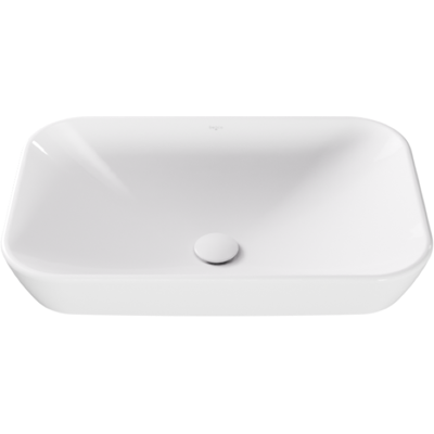 Besco Verga Cera-Line White umywalka nablatowa biała 51,5 cm biały połysk UNC-52-VEB Besco Verga Cera-Line White umywalka nablatowa biała 51,5 cm biały połysk UNC-52-VEB