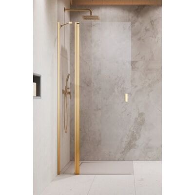 Radaway Nes KDD II Gold kabina walk-in 80cm lewa złoty połysk szkło przejrzyste 10031080-09-01L Radaway Nes KDD II Gold kabina walk-in 80cm lewa złoty połysk szkło przejrzyste 10031080-09-01L