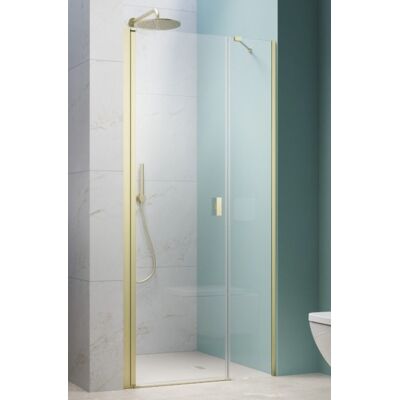 Radaway Nes Brushed Light Gold Dws Drzwi wnękowe 130cm lewe szczotkowane jasne złoto szkło przejrzyste 10028130-98-01L Radaway Nes Brushed Light Gold Dws Drzwi wnękowe 130cm lewe szczotkowane jasne złoto szkło przejrzyste 10028130-98-01L