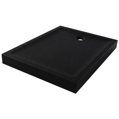 New Trendy Mild Stone Brodzik akrylowy prostokątny 80x90x11,5 cm czarny B-0569 New Trendy Mild Stone Brodzik akrylowy prostokątny 80x90x11,5 cm czarny B-0569