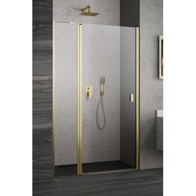 Radaway Nes Dwj II Brushed Gold drzwi wnękowe 120cm lewe szczotkowane złoto 10036120-99-01L Radaway Nes Dwj II Brushed Gold drzwi wnękowe 120cm lewe szczotkowane złoto 10036120-99-01L