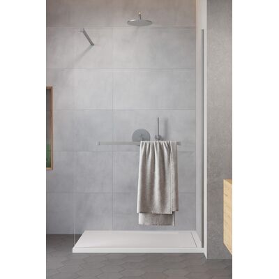 Radaway Modo New II Brushed Nickel z wieszakiem kabina Walk-in 80x200 szczotkowany nikiel 389084-91-01W Radaway Modo New II Brushed Nickel z wieszakiem kabina Walk-in 80x200 szczotkowany nikiel 389084-91-01W