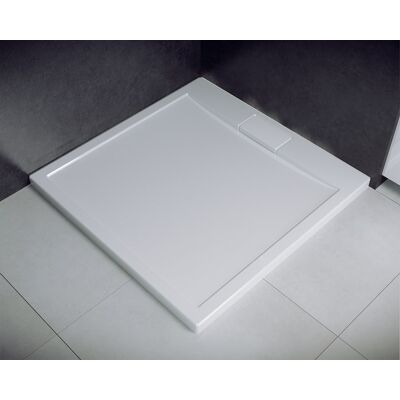 Besco Axim ultraslim 80x80cm brodzik kwadratowy biały BAX-80-KW Besco Axim ultraslim 80x80cm brodzik kwadratowy biały BAX-80-KW