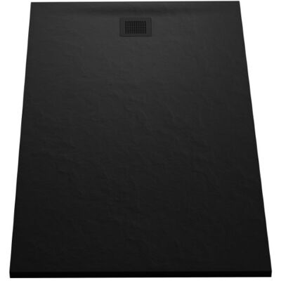 New Trendy Mori brodzik prostokątny z konglomeratu 100x90x3 cm czarny B-0404 New Trendy Mori brodzik prostokątny z konglomeratu 100x90x3 cm czarny B-0404