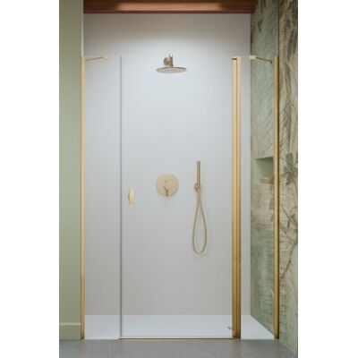 Radaway Nes Gold Dwjs drzwi wnękowe 130cm prawe złoty połysk szkło przejrzyste 10038130-09-01R Radaway Nes Gold Dwjs drzwi wnękowe 130cm prawe złoty połysk szkło przejrzyste 10038130-09-01R