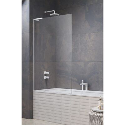 Radaway Modo SL White PNJ II parawan nawannowy 80cm lewy biały mat/przejrzyste 10316080-04-01L Radaway Modo SL White PNJ II parawan nawannowy 80cm lewy biały mat/przejrzyste 10316080-04-01L