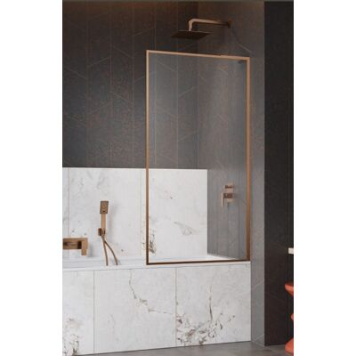 Radaway Modo F SL Brushed Copper PNJ II parawan nawannowy 100cm prawy szczotkowana miedź/przejrzyste 10406100-93-01R Radaway Modo F SL Brushed Copper PNJ II parawan nawannowy 100cm prawy szczotkowana miedź/przejrzyste 10406100-93-01R