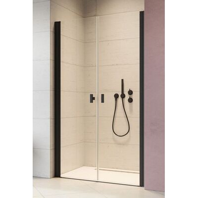 Radaway Nes 8 Black Dwd I drzwi wnękowe 110cm czarny mat/szkło przejrzyste 10077055-54-01L/10077055-54-01R Radaway Nes 8 Black Dwd I drzwi wnękowe 110cm czarny mat/szkło przejrzyste 10077055-54-01L/10077055-54-01R