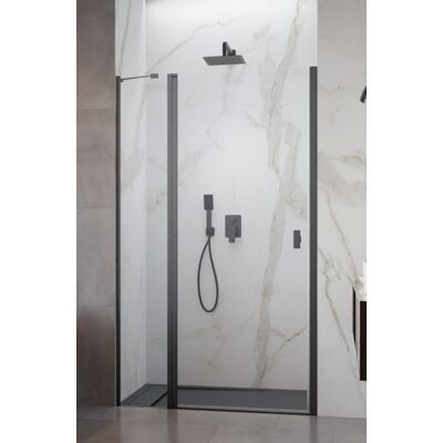 Radaway Nes Brushed GunMetal Dwj II Drzwi wnękowe 110 cm lewe szczotkowany grafit szkło przejrzyste 10036110-92-01L Radaway Nes Brushed GunMetal Dwj II Drzwi wnękowe 110 cm lewe szczotkowany grafit szkło przejrzyste 10036110-92-01L