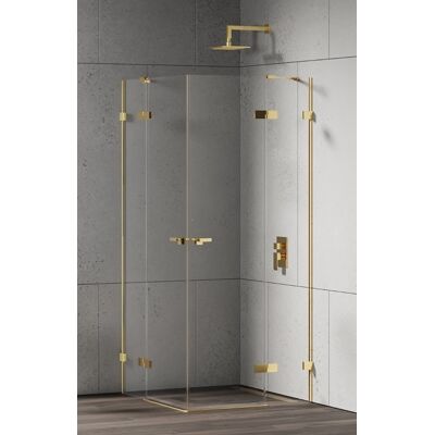 New Trendy Eventa Gold Shine kabina prysznicowa prostokątna 90x110x200 cm przejrzyste Złoty połysk EXK-4757 New Trendy Eventa Gold Shine kabina prysznicowa prostokątna 90x110x200 cm przejrzyste Złoty połysk EXK-4757