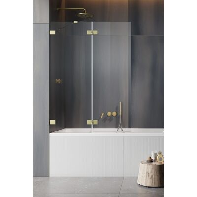 Radaway Essenza Pro Brushed Gold Pnd II parawan nawannowy 140cm lewy szczotkowane złoto 10102140-99-01L Radaway Essenza Pro Brushed Gold Pnd II parawan nawannowy 140cm lewy szczotkowane złoto 10102140-99-01L