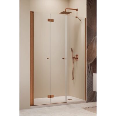 Radaway Nes Brushed Copper DWSB drzwi wnękowe 100cm W1 lewe szczotkowana miedź szkło przejrzyste 10044750-93-01L/10045250-01-01 Radaway Nes Brushed Copper DWSB drzwi wnękowe 100cm W1 lewe szczotkowana miedź szkło przejrzyste 10044750-93-01L/10045250-01-01