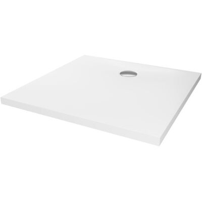 New Trendy Nex brodzik konglomeratowy kwadratowy 90x90x3.5 biały B-0454 New Trendy Nex brodzik konglomeratowy kwadratowy 90x90x3.5 biały B-0454