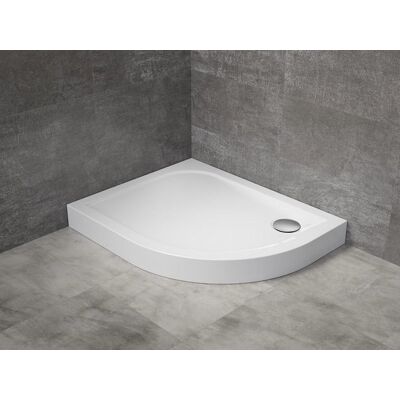 Radaway Delos E Compact Brodzik półokrągły 90x80cm lewy SDE9080-05L Radaway Delos E Compact Brodzik półokrągły 90x80cm lewy SDE9080-05L