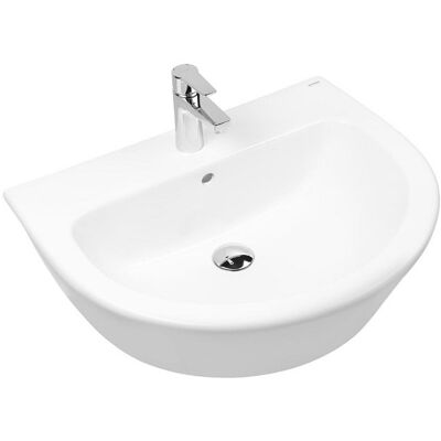 Oltens Jog umywalka 61x49 cm wisząca z powłoką SmartClean 41501000 Oltens Jog umywalka 61x49 cm wisząca z powłoką SmartClean 41501000