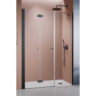 Radaway Nes Black DWSB drzwi wnękowe 120cm W1 lewe czarny mat szkło przejrzyste 10044950-54-01L/10045250-01-01 Radaway Nes Black DWSB drzwi wnękowe 120cm W1 lewe czarny mat szkło przejrzyste 10044950-54-01L/10045250-01-01