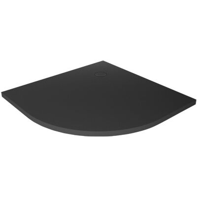 New Trendy Nex Shade brodzik konglomeratowy półokrągły 90x90x3,5 cm antracyt B-0498 New Trendy Nex Shade brodzik konglomeratowy półokrągły 90x90x3,5 cm antracyt B-0498