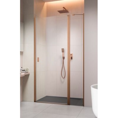 Radaway Nes Brushed Copper Dwj II Drzwi wnękowe 100 cm prawe miedź szczotkowana szkło przejrzyste 10036100-93-01R Radaway Nes Brushed Copper Dwj II Drzwi wnękowe 100 cm prawe miedź szczotkowana szkło przejrzyste 10036100-93-01R