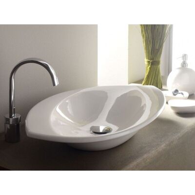 Bathco umywalka nablatowa Flora 61x39 cm 4021 Bathco umywalka nablatowa Flora 61x39 cm 4021