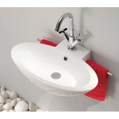 Bathco umywalka podwieszana TT2 60x40 cm 4010 Bathco umywalka podwieszana TT2 60x40 cm 4010
