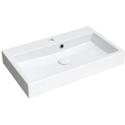 Omnires - THASOS700ZPBP - 70x42 cm - Biały połysk - Umywalka Omnires - THASOS700ZPBP - 70x42 cm - Biały połysk - Umywalka