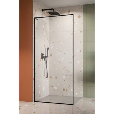 Radaway Modo F SL Black II kabina Walk-in 70x201,6cm lewa Czarna szkło przejrzyste 10419074-54-01L Radaway Modo F SL Black II kabina Walk-in 70x201,6cm lewa Czarna szkło przejrzyste 10419074-54-01L