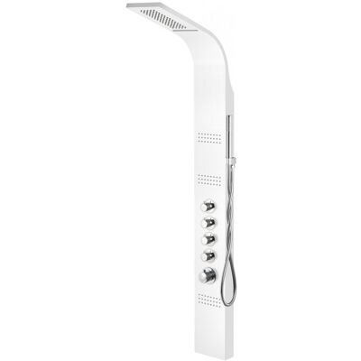 Corsan Led kaskada panel natryskowy z termostatem biały A-013ATBIAŁY Corsan Led kaskada panel natryskowy z termostatem biały A-013ATBIAŁY