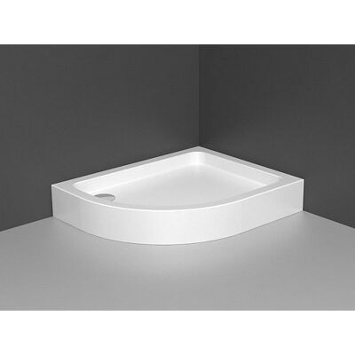 Radaway Laros E Compact Brodzik asymetryczny 100x80x17cm prawy SLE81017-01R Radaway Laros E Compact Brodzik asymetryczny 100x80x17cm prawy SLE81017-01R