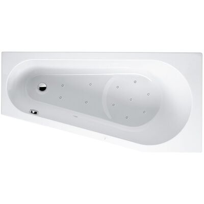 Riho Delta wanna asymetryczna 150x80cm z hydromasażem Air lewa B067003005 Riho Delta wanna asymetryczna 150x80cm z hydromasażem Air lewa B067003005