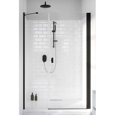 Radaway Nes Black Dws drzwi wnękowe 130cm prawe szkło przejrzyste 10028130-54-01R Radaway Nes Black Dws drzwi wnękowe 130cm prawe szkło przejrzyste 10028130-54-01R