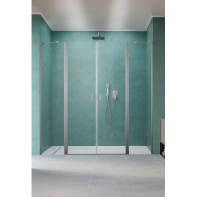 Radaway Nes Brushed Nickel DWD II drzwi wnękowe 140cm W1 szczotkowany nikiel szkło przejrzyste 10037083-91-01/10041057-91-01 Radaway Nes Brushed Nickel DWD II drzwi wnękowe 140cm W1 szczotkowany nikiel szkło przejrzyste 10037083-91-01/10041057-91-01