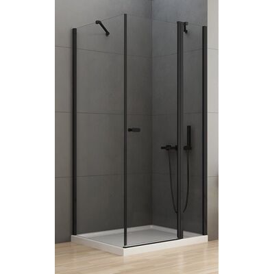 New Trendy New Soleo Black 110x100x195 cm kabina prostokątna przejrzyste K-0549 New Trendy New Soleo Black 110x100x195 cm kabina prostokątna przejrzyste K-0549