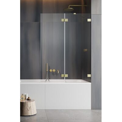 Radaway Essenza Pro Brushed Gold Pnd II parawan nawannowy 100cm prawy szczotkowane złoto 10102100-99-01R Radaway Essenza Pro Brushed Gold Pnd II parawan nawannowy 100cm prawy szczotkowane złoto 10102100-99-01R