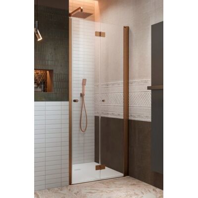 Radaway Nes Brushed Copper Dwb drzwi wnękowe 80cm prawe szczotkowana miedź szkło przejrzyste 10029080-93-01R Radaway Nes Brushed Copper Dwb drzwi wnękowe 80cm prawe szczotkowana miedź szkło przejrzyste 10029080-93-01R