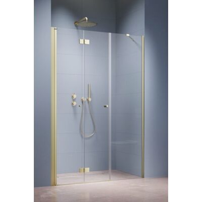Radaway Nes Brushed Light Gold DWSB Drzwi wnękowe 120cm W1 lewe szczotkowane jasne złoto szkło przejrzyste 10044950-98-01L/10045250-01-01 Radaway Nes Brushed Light Gold DWSB Drzwi wnękowe 120cm W1 lewe szczotkowane jasne złoto szkło przejrzyste 10044950-98-01L/10045250-01-01