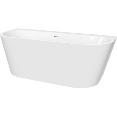 Oltens Hulda wanna - 170x80cm Biała Połysk - Wolnostojąca/Na ścianę Oltens Hulda wanna - 170x80cm Biała Połysk - Wolnostojąca/Na ścianę