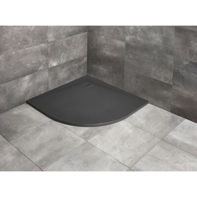 Radaway Kyntos A brodzik półokrągły 100x100cm antracyt HKA100100-64 Radaway Kyntos A brodzik półokrągły 100x100cm antracyt HKA100100-64