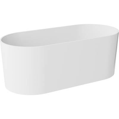 Besco Lova 160x74cm wanna wolnostojąca + syfon klik-klak czarny matt #WWM-160-LKB Besco Lova 160x74cm wanna wolnostojąca + syfon klik-klak czarny matt #WWM-160-LKB