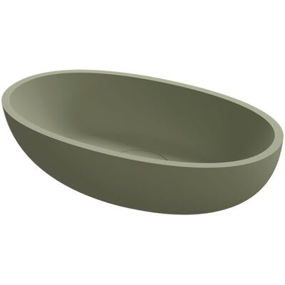 Riho Limited Escala owalna umywalka nablatowa 55x32x15 cm MOSS GREEN W030001Z22 Riho Limited Escala owalna umywalka nablatowa 55x32x15 cm MOSS GREEN W030001Z22