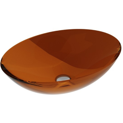 Besco Anya Earth Rust + syfon chrom umywalka nablatowa 50x35x15cm #UMA-50-ERC Besco Anya Earth Rust + syfon chrom umywalka nablatowa 50x35x15cm #UMA-50-ERC