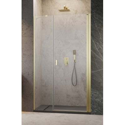 Radaway Nes Brushed Gold Dws drzwi wnękowe 90cm prawe szczotkowane złoto szkło przejrzyste 10028090-99-01R Radaway Nes Brushed Gold Dws drzwi wnękowe 90cm prawe szczotkowane złoto szkło przejrzyste 10028090-99-01R