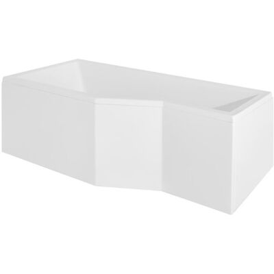 Besco Integra 150x75cm Lewa asymetryczna wanna - Czarny mat Besco Integra 150x75cm Lewa asymetryczna wanna - Czarny mat