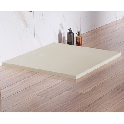 New Trendy Nex Shade brodzik konglomeratowy z strukturą kwadratowy 80x80x3.5 cm beżowy B-0484 New Trendy Nex Shade brodzik konglomeratowy z strukturą kwadratowy 80x80x3.5 cm beżowy B-0484