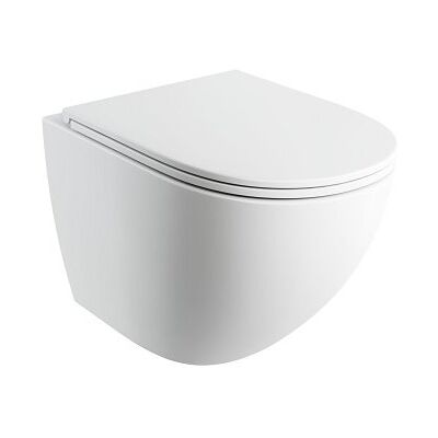 Omnires Ottawa Comfort wisząca toaleta - matowa biała - 54x37cm Omnires Ottawa Comfort wisząca toaleta - matowa biała - 54x37cm