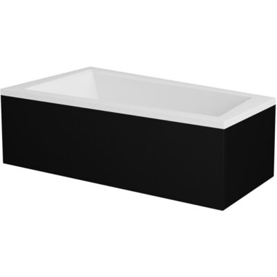Besco Intima 160x90cm obudowa wanny CZARNY mat lewa/prawa OAIT-160-NSC Besco Intima 160x90cm obudowa wanny CZARNY mat lewa/prawa OAIT-160-NSC