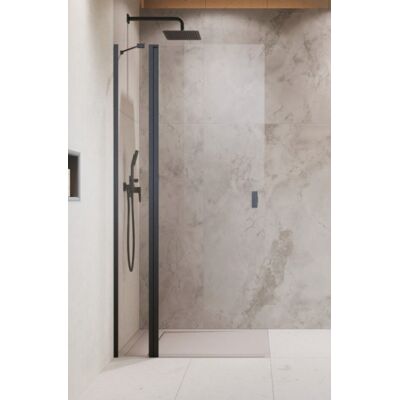 Radaway Nes KDD II Brushed GunMetal kabina walk-in 90cm lewa szczotkowany grafit szkło przejrzyste 10031090-92-01L Radaway Nes KDD II Brushed GunMetal kabina walk-in 90cm lewa szczotkowany grafit szkło przejrzyste 10031090-92-01L