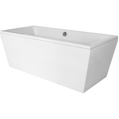 Besco Vena wanna 170x75cm wolnostojąca przyścienna z syfonem #WKVE-170-WS Besco Vena wanna 170x75cm wolnostojąca przyścienna z syfonem #WKVE-170-WS