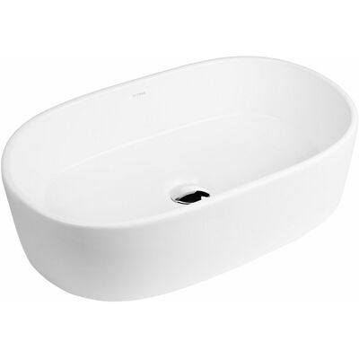 Oltens Lom biały owalny umywalka - 55x34 cm - Ceramiczna umywalka łazienkowa Oltens Lom biały owalny umywalka - 55x34 cm - Ceramiczna umywalka łazienkowa