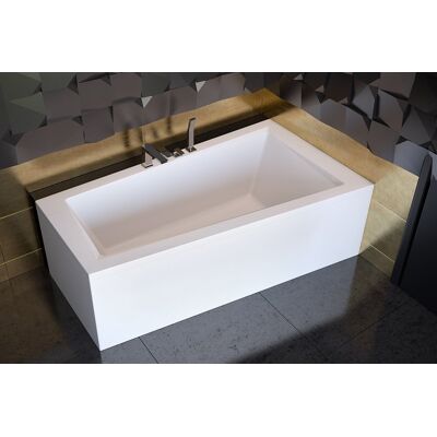 Wanna narożna z akrylu Besco Intima - Czarna - 150x85cm Wanna narożna z akrylu Besco Intima - Czarna - 150x85cm