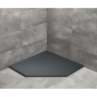 Radaway Kyntos PT brodzik pięciokątny 80x80x3cm antracyt HKPT8080-64 Radaway Kyntos PT brodzik pięciokątny 80x80x3cm antracyt HKPT8080-64